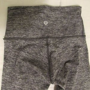 Lululemon WunderUnder Heather Grey Leggings - Size 2